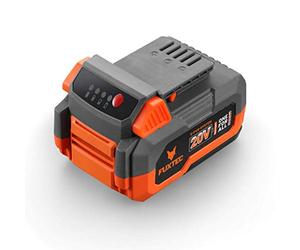 Fuxtec Batterie Li-ION 4Ah 20V E1B4AH adaptée à Tous Les Outils et Instruments de Jardin 20 Volt - Temps de Charge 120 Min