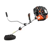 FUXTEC Débroussailleuse Thermique FX-4MS131 • Moteur 4 Temps Pro 31cm3 | Multitool de jardin 2en1 • Harnais ergonomique rembourré • Lame acier 3 dents • Tête faucheuse double fil nylon robuste