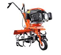 FUXTEC Motobineuse Thermique FX-AF1139-SET1 • 2,2kW • 139cm3 • Kit Roues | Extension de largeur de travail 36-66cm • Profondeur réglable 30cm • Cultivateur de jardin robuste • Roues de transport
