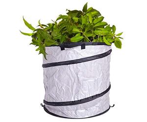 Fuxtec Sac à déchets de Jardin 85L FX-GB085, Sac à végétaux, se Tient Debout Pliable Robuste étanche pour Vos Feuilles, déchets de Jardin