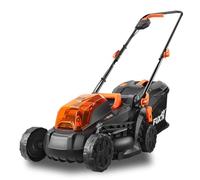 FUXTEC Tondeuse à Gazon FX-E1RM20 • 40V (2x20V) • Largeur de Coupe 33cm | Moteur électrique silencieux • Bac de ramassage 30L • Guidon pliable ergonomique • Hauteur réglable • Idéal petits jardins