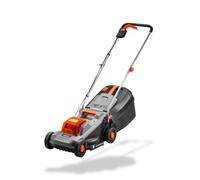 FUXTEC Tondeuse à Gazon sans Fil 20V FX-E1RM20-ECO, livrée sans Batterie ni Chargeur, Jardins Petits à Moyens, Largeur de Coupe 30 cm, bac 30L, Hauteur de Coupe 30-70 mm