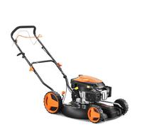 Fuxtec tondeuse à gazon thermique mulching autotractée 196cm3 largeur de coupe 51cm redonne du tonus à votre pelouse
