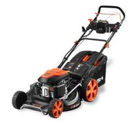 Tondeuse thermique autotractée démarrage électrique vitesse réglable 196cm3 53cm - FUXTEC FX-RM5396esPRO - 6CV 70L