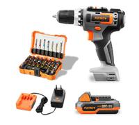 FUXTEC - Visseuse sans fil 20V FX-E1BS20 et le kit d'embouts