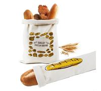 fuxunamz Sac a Pain Tissu, 2 Corbeille a Pain, Sacs à Pain Réutilisables, Sacs de Stockage de Pain, Sac à Pain à Cordon Comme Cadeau de Crémaillère pour un Nouvel Appartement