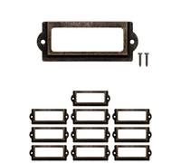 FUXXER Lot de 10 étiquettes de fenêtre pour pharmacie - Design bronze antique - 83 x 33 mm