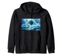 Fuyant Charybdis The Living Maelstrom Odysseus Mythe Grec Sweat à Capuche