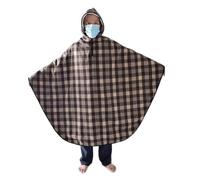 FUYAO Cape pour Fauteuil Roulant Adulte avec Capuche Vêtements pour Fauteuil Roulant Poncho d'hiver Cape Manteau Couverture Chaude pour Fauteuil Roulant Vêtements pour Fauteuil Roulant