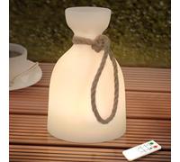 FUYO Lampe de Table Rechargeable Extérieur Portable Lampe de Table de Chevet avec 8 RGB Couleurs, Sans Fil, étanche, Gradable Lampe Lanterne pour Exterieure Intérieur Jardin Salon Terrasse,Bouteille