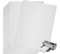 Fuyoooo Lot de 15 feuilles de nettoyage pour imprimante laser, déchiqueteuse de papier, lubrifiant, 21,6 x 27,9 cm, feuilles de nettoyage pour copieur, télécopieur, imprimante