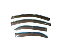 FUYRHP Déflecteur de fenêtre latérale pour Corolla E170 2014 2015 2016 2017 2018, déflecteurs de Soleil, Accessoires de Protection, 4 pièces/1 Ensemble, Pare-Pluie et Pare-Brise fumé