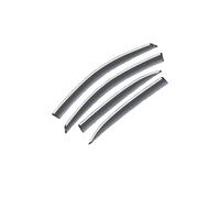 FUYRHP Déflecteur de fenêtre latérale pour Lexus is 250 XE20 2006~2013 2011 Accessoires 4X Déflecteurs Pluie Sourcils Protège Pare-Soleil Fumé Voiture Visières Pare-Brise(Transparent)