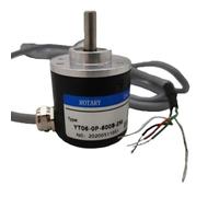 FUYUMIC Codeur 100/200/360/400/600/1000P/R Sortie NPN DC 5V-24V 100P 200P 360P 600P 1000P Incrémental Rotatif AB 2 Phases 6mm Arbre Costume(Encoder 200)