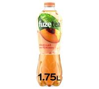 FUZE TEA - Boisson Thé Glacé Pêche Intense Savoureux et Rafraîchissant, Bouteille 1,75L - Lot de 3