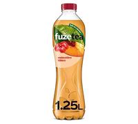 Fuze Tea Evasion Thé Noir Pêche Hibiscus 1,25L bouteille