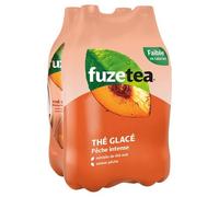 FUZE Tea Thé Noir Pêche Intense 4 x 400 ml
