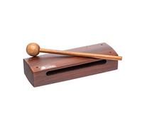 Fuzeau - 635 - Wood Block En Bois Pao Rose À 2 Tons Différents - Percussion Enfant Dès 3 Ans Pour Jouer Avec Le Rythme - Instrument Compact, Résistant, Sonore - Idéal Pour Éveil Musical