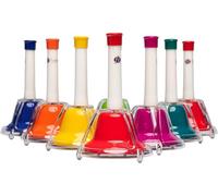 Fuzeau - 8 Cloches Musicales Colorées Pour Enfant - Dès 3 Ans - Instrument Musique Éducatif, Ludique Pour Éveil Musical - Apprentissage Premières Mélodies - À Secouer ou Frapper - Réf 70608