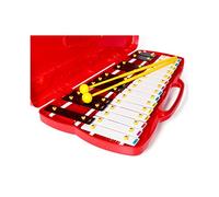 FUZEAU - 9878 - Carillon Pianot' - 25 Lames en Métal Blanches et Noires + 2 Mailloches - Mallette Plastique - Dès 3 ans - Idéal Première Approche Musicale - Dès 3 ans