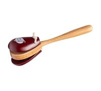 Fuzeau - Castagnettes à Manche en Bois Peint - Longueur 20 cm - Couleurs Aléatoires - Sons Secs et Rythmiques - Idéales pour Enfants dès 4 ans ou Animations Percussions Débutant - Réf. 70774