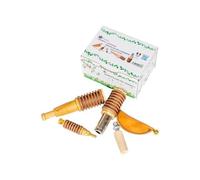 FUZEAU - 658 - Coffret de 5 appeaux manuels en bois naturel - Pour imiter le son des oiseaux - Ambiance nature - Dès 4 ans