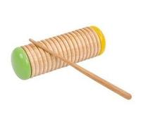 Fuzeau – Guiro Shaker bois peint – 2 en 1 à secouer ou à gratter – Enfant dès 3 ans – Léger