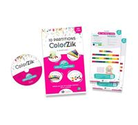 Fuzeau - Livret Musical Pédagogique CD Audio Colorzik Spécial Comptines - 10 Partitions Codées en Couleurs Paroles Incluses - Pour Jouer Musique sans Solfège dès 3 Ans - Méthode Intuitive - Ref.78126