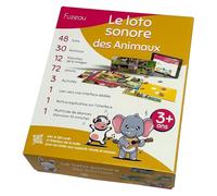 Fuzeau - Loto Sonore Des Animaux Avec 6 Planches, 30 Sons À Associer - Support Éducatif Pour Développer Écoute, Mémoire Auditive Des Enfants Dès 3 Ans - Idéal Crèche, École, Famille - Ref.78374