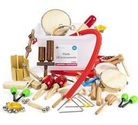 Fuzeau - Malle 28 Instruments de Musique - Kit Assortiment d’Instruments Variés - Différentes Sonorités - Initiation Musicale Scolaire - Éveil au Rythme et à la Mélodie - Dès 3 Ans - Réf. 9241