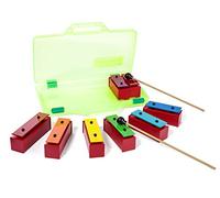 Fuzeau - Mini-Métallonotes 8 Notes Colorées - Lames En Métal Accordées - Livré En Mallette Avec 2 Mailloches - Instrument Musique Enfant Léger Et Éducatif - Jouet Musical Dès 3 Ans - Réf. 8288