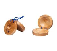 Fuzeau - Castagnettes à doigts en bois - Paire, légères pour éveil musical enfant