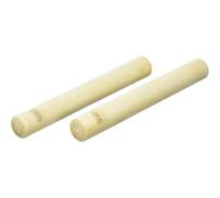 Fuzeau - Paire Claves Bois Acacia - Instrument Musique Percussion Afro-Cubaine Authentique - Éveil Musical Enfant Adulte - Rythmes, Préhension Facile, Apprentissage Ludique - Dès 3 Ans - Réf. 7991