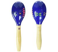 FUZEAU - Paire de Maracas Violettes - L. 20 cm - Bois Naturel Peint - Forme Typique des Instruments d'Amérique Latine - Idéales Apprentissage Rythmique