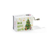 FUZEAU - 78144 - Serinette - Boîte à Musique - Titre Mon Beau Sapin - Thème Noël - Jouer votre Mélodie Préférée - Dès 3 ans