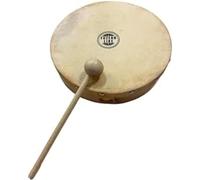 Fuzeau - Tambourin Ø 20 en Bois Naturel avec Peau Sans Cymbalette - Percussion Authentique avec Mailloche - Idéal pour Apprentissage du Rythme - Léger, Sonore et Résistant - Dès 4 ans - Ref.70627