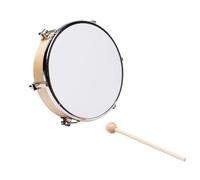 FUZEAU - 8345 - Tambourin en Peau Synthétique avec Tension Réglable - ø 25 cm + 1 batte ou mailloche - Laisse entendre des Sons Rythmés - Dès 4 ans