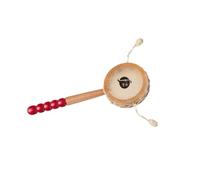 Fuzeau - Tan-Tan Peau Naturelle et Manche en Bois Peint - Instrument de Musique Ludique - Apprentissage du Rythme et de la Coordination - Idéal pour Éveil Musical Enfant et Collectif - Réf. 70773