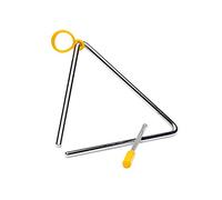 Fuzeau - Triangle Musical Acier - Percussion Cristalline avec Son Métallique Scintillant - Enfant Dès 5 Ans - Inclus Batte, Maneton - Instrument Léger - Éveil Musical et Jeux Rythmiques - Réf. 8268