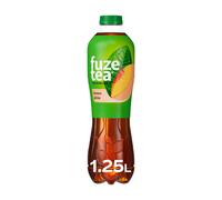 FUZETEA Thé noir glacé saveur pêche - 1,25 L