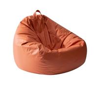 FUZHUI Chaise de Haricot élégante avec Garniture EPP, Douce et Confortable pour Le Salon, canapé-lit à Haricot Polyvalent pour Le Balcon de Chambre à Coucher, pour bouger et Stocker (Orange)