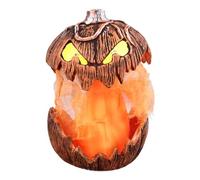 FUZHUI Citrouille de levage activée par la voix de 20 cm avec éclairage effrayant pour la décoration intérieure et de pelouse, accessoire de vacances idéal pour les fêtes à thème de