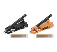 FUZHUI Outil De Traçage Polyvalent pour Le Travail du Bois - Marqueur Réglable en Alliage D'aluminium pour Une Mesure Et Un Savoir-Faire Précis, Idéal pour Les Charpentiers Et Les Amateurs.(Jaune)