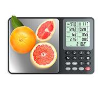 Fuzion Balance alimentaire numérique pour la perte de poids, calcul des informations alimentaires, macro, calories, préparation des repas, contrôle des portions, acier inoxydable