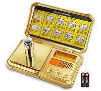 Fuzion Balance de 200 g/0,01 g pour bijoux, poids numérique en grammes et onces, balance numérique de poche avec 6 modes, tare pour herbes, bijoux, petite taille (poids 50 g et batterie incluse)