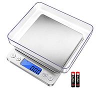 Fuzion Balance numérique en grammes, précision de 0,01 g, petite balance à bijoux, mini balance de cuisine pour herbes, poudre, or, pièces de monnaie, poids en grammes et oz