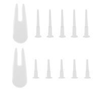 FuzlPnag 12 Pièce Kit de Remplacement de Bouchon pour Ballon de Yoga? kit Adaptateur de Prise d'air pour Ballon de Yoga. Yoga Air Bouchon, avec 2 Outil de Retrait