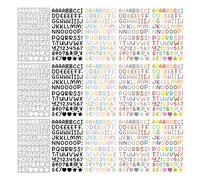 FUZVOL Lot de 15 feuilles d'autocollants en vinyle imperméable pour boîte aux lettres, scrapbooking, cuisine, porte, entreprise, adresses