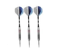 FUZVOL Lot de 3 flechette Pointe Acier fléchettes Professionnelles avec Pointe en Acier et tiges en Aluminium 24 g