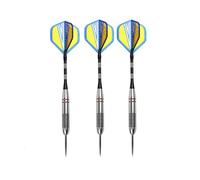 FUZVOL Lot de 3 flechette Pointe Acier fléchettes Professionnelles avec Pointe en Acier et tiges en Aluminium 24 g